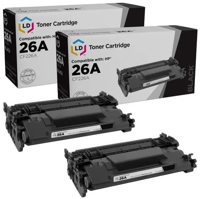 Main image of LD Products Compatible Toner Cartridge Replacements for HP 26A CF226A 26X CF226X Laserjet Pro M402d M402dn M402dne M402dw M402n MFP M426fdw M426fdn MFP M426dw (Standard Yield Black, 2-Pack)