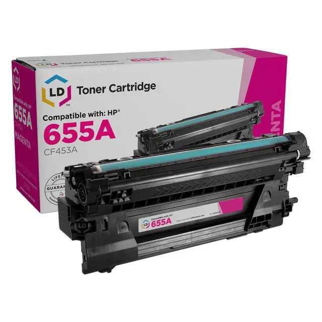 Main image of LD Compatible 655A CF453A Magenta Laser Toner Cartridge for HP M653dh M682z M682