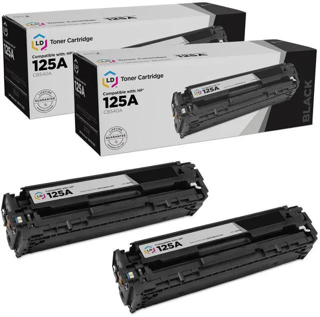 Main image of LD Replacement Replacements for HP 125A CB540A Black Toner Cartridges 2PK