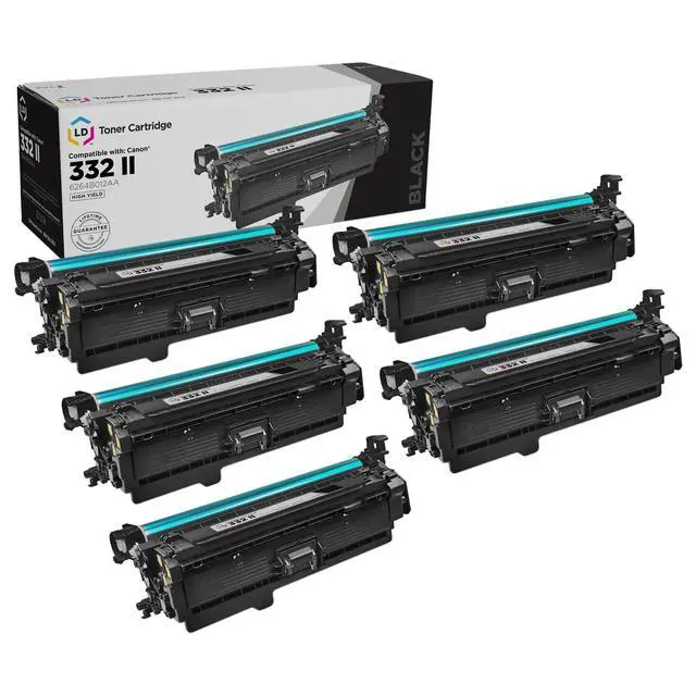 Main image of LD Remanufactured Canon 6264B012AA 332 II 5pk Black ImageClass LBP7780Cdn