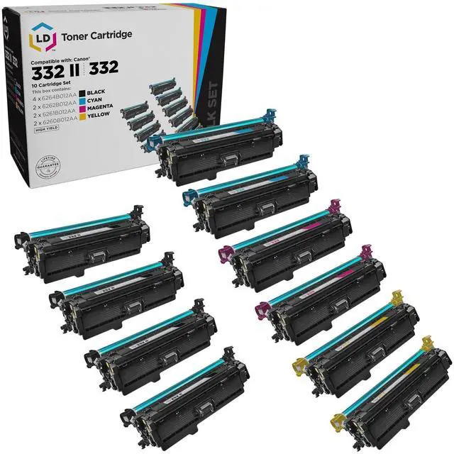 Main image of LD Reman Canon 332 8pk 6264B012 6262B012 6261B012 6260B012 LBP7780Cdn