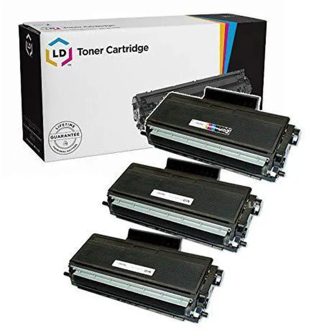 Main image of LD Compatible Replacements for Brother TN580 HY Black Toner Cartridges 3-Pack