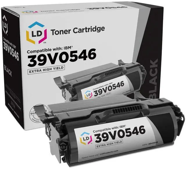 Main image of LD 39V0546 Black Laser Toner Cartridge for IBM InfoPrint 1152 1552n 1570 1572MFP