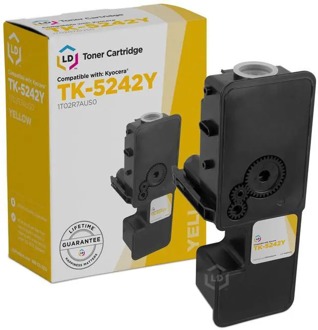 Main image of LD Compatible Kyocera TK-5242Y / 1T02R7AUS0 Yellow Toner for M5526cdw, P5026cdw