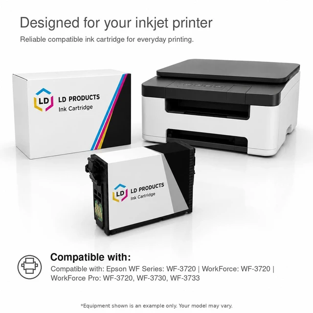 Alt view image 6 of 7 - LD Products Remanufactured Ink Cartridge Replacements for Epson 702 High Yield 702xl Ink Cartridges