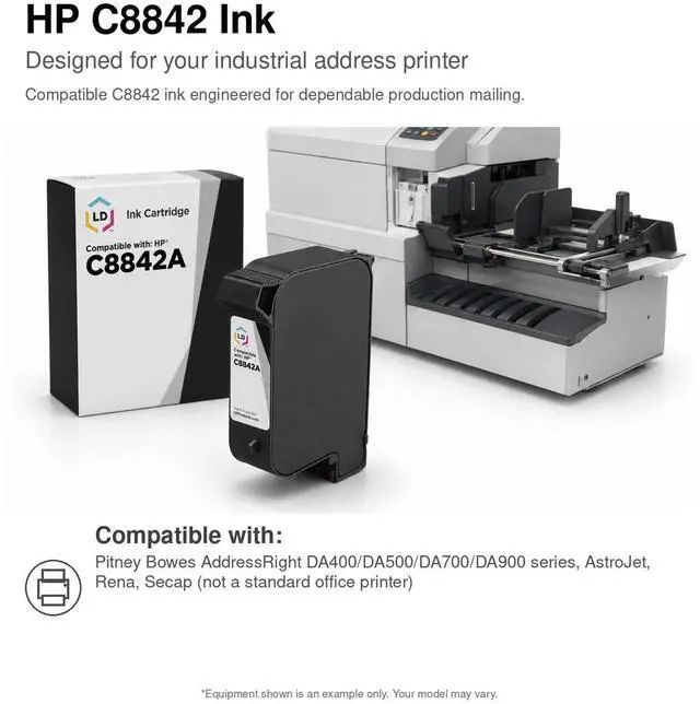Alt view image 6 of 6 - LD Products Ink Cartridge Replacement for HP C8842A Versatile Black
