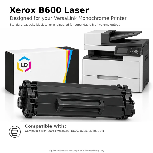 Alt view image 6 of 6 - LD Replacement Toner Cartridge Compatible withXerox 106R03942 High Yield (Black, 3-Pack)