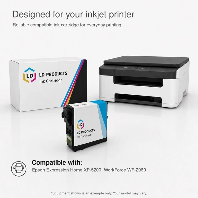 Alt view image 6 of 7 - LD Products Replacement for Epson 220XL Ink Cartridges 220 XL (4 T220XL120 Black 2 T220XL220 Cyan 2 T220XL320 Magenta 2 T220XL420 Yellow 9-Pack) for XP-320 XP 420 WF-2650 WF2660 WF-2750