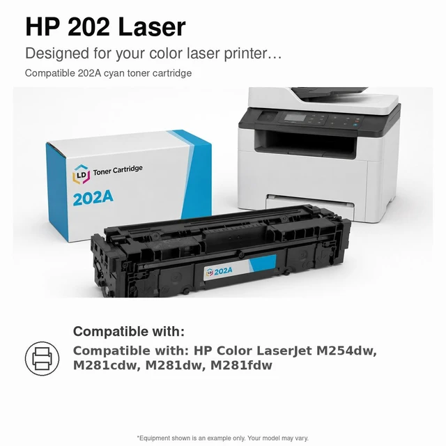 Alt view image 6 of 7 - LD Products Compatible Toner Replacement for HP 202X (Yellow)