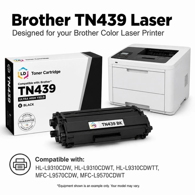 Alt view image 6 of 7 - LD Products Compatible Toner Replacement for Brother TN439Y (Yellow)