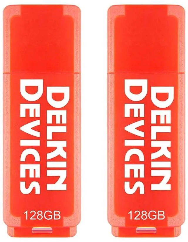 Main image of Delkin Devices 3.0 128GB USB Flash Drive, Plug & Play, Ultra-Fast Data Transfer, USB Thumb Drive - Data Storage and Transfer, Up to 60MB/s Read (2-Pack, 128GB)