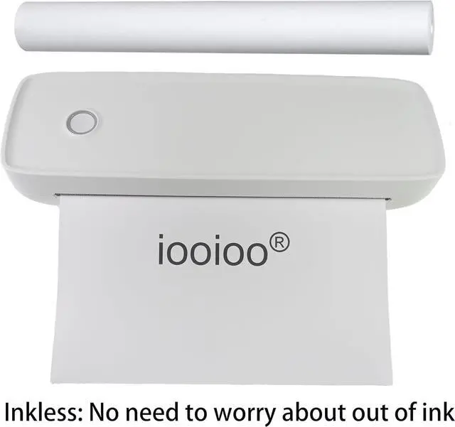 Alt view image 2 of 5 - 8 rolls (about 200 pages), thermal printer paper 8.5 x 11, letter, rolled, 3 proofing, not quick dry for pen, BPA free. For IOOIOO, Peripage, Munbyn, Jadens, Hprt, Phomemo(lasting 10-15 years)