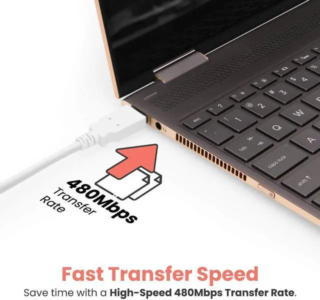 Alt view image 3 of 5 - Gearmo USB 2.0 Driverless PC Transfer Cable 6ft - Fast File Sharing for Windows 11/10/8/7