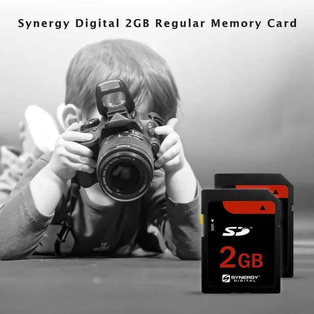 Alt view image 3 of 5 - Synergy Digital 2GB Class 2 SD Memory Card (2 Pack) for Canon Powershot A620 Camera