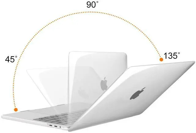 Alt view image 4 of 5 - MOSISO Compatible with MacBook Pro 15 inch Case 2019 2018 2017 2016 Release A1990 A1707 with Touch Bar, Plastic Hard Shell Case & Keyboard Cover & Screen Protector & Storage Bag, Crystal Clear