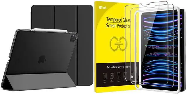 Main image of JETech iPad Pro 12.9-Inch (2020/2018 Model, 4th/3rd Generation) Case and Screen Protector Bundle