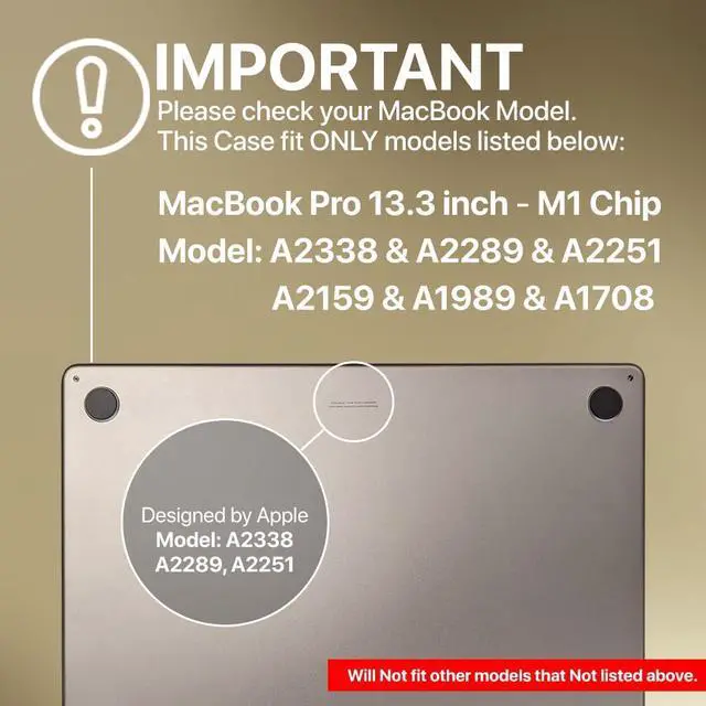 Alt view image 4 of 5 - Kuzy Clear MacBook Pro 13 inch Case 2020 2024 2023 2022 2021-2016 M2 M1 - A2338 A2289 A2251 A2159 A1989 A1708 A1706 Plastic Hardshell Cover for 13 inch MacBook Pro Case, Clear