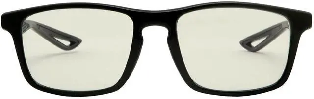 Alt view image 3 of 5 - LEVEL UP Strike Blue Light Blocking Glasses - Computer Reading & Gaming Eyewear for Gamers to Filter UV Glare & Anti Eyestrain - Men, Women & Kids Black Frame Clear Lenses Reader Spectacles