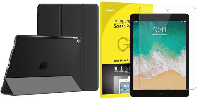 Main image of JETech iPad Pro 12.9 Inch (2015/2017 Model, 1st/2nd Generation) Case and Tempered Glass Screen Protector Bundle