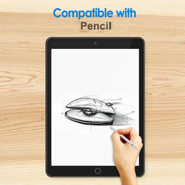 Alt view image 5 of 5 - JETech iPad Pro 12.9 Inch (2015/2017 Model, 1st/2nd Generation) Case and Tempered Glass Screen Protector Bundle