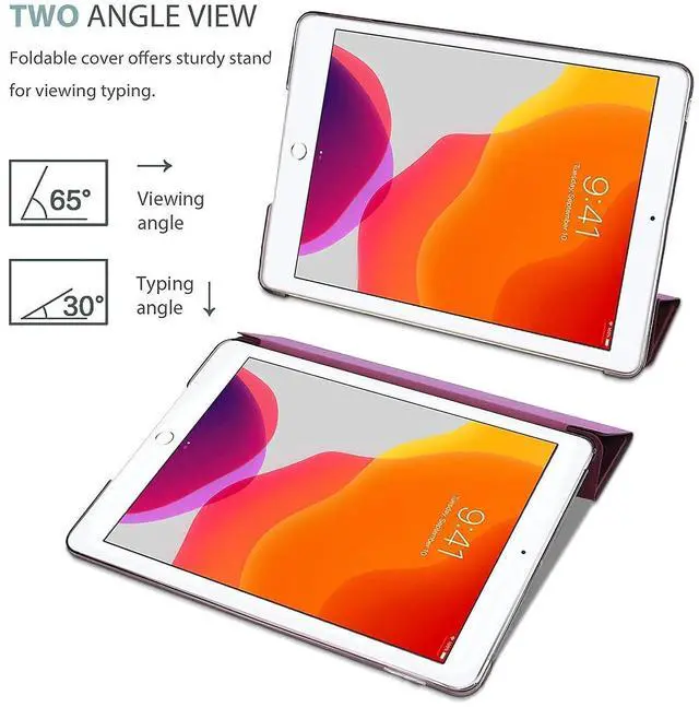Alt view image 4 of 5 - ProCase iPad 10.2 Case 2019 iPad 7th Generation Slim Stand Hard Case Bundle with Pencil Holder Sticker for Apple Pencil 1st and 2nd Gen