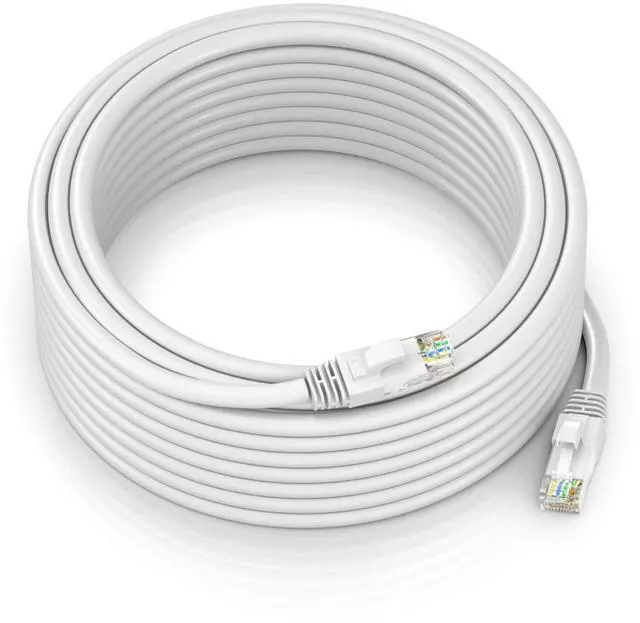 Main image of Maximm Cat 6 Ethernet Cable 200 Ft,Cat6 Cable, LAN Cable, Internet Cable, Patch Cable and Network Cable - UTP (White) 200 Feet ethernet Cord