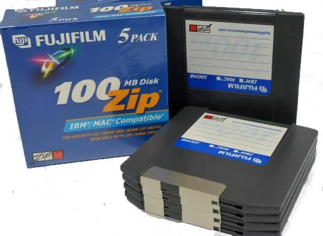 Alt view image 2 of 2 - Fuji FUJIFILM 100MB Zip Disk 5-Pack5