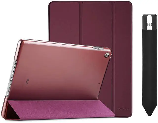 Main image of ProCase iPad 10.2 Case 2019 iPad 7th Generation Slim Stand Hard Case Bundle with Pencil Holder Sticker for Apple Pencil 1st and 2nd Gen