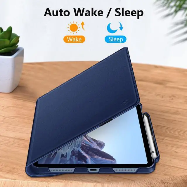 Alt view image 2 of 5 - Fintie 360 Degree Rotating Case for iPad (A16) 11th Generation 11 Inch (2025), iPad 10th Generation 10.9 Inch (2022) Bundle with 4 Pack Pen Loop Holder Compatible with Apple Pencil