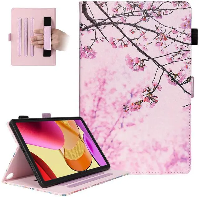 Main image of Dteck for  Fire Max 11 Tablet Case 11" (13th Generation) 2023, PU Leather Shell TPU Back Cover Folio Slim Case with Auto Sleep Wake, Adjustable Viewing Angles, Cute, Pink Cherry
