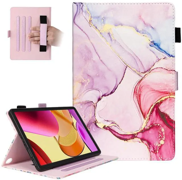 Main image of Dteck for  Fire Max 11 Tablet Case - 11" (13th Gen) 2023, PU Leather Shell TPU Back Cover Folio Case with Auto Sleep Wake, Adjustable Viewing Angles, Cute Pink Marble