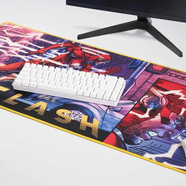 Alt view image 2 of 5 - Flash - Anti-Slip XXL 90 MMS x 40 MMS Beaded Finish Mouse pad - Official License
