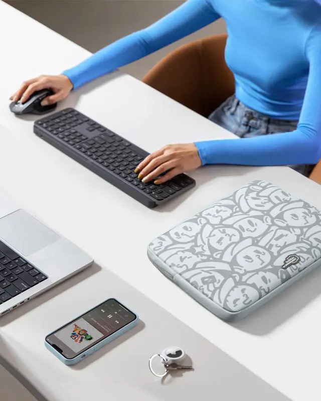 Alt view image 2 of 5 - tomtoc 360° Protective Laptop Sleeve for 13-inch New MacBook Air M4/A3240 2025, M3/A3113, M2/A2681 M1/A2337 A2179 A1932, 13-inch MacBook Pro M2/A2686 M1/A2338, Water-Resistant Computer Case Bag