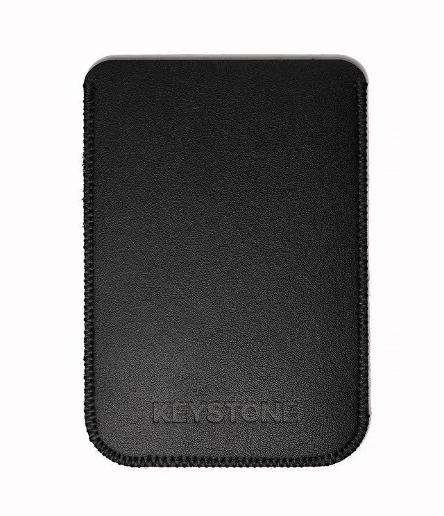 Main image of Keystone Crypto Hardware Wallet Pouch, Black PU Leather Case, Premium Protective Case, Suitable for Keystone Pro and Keystone Essential