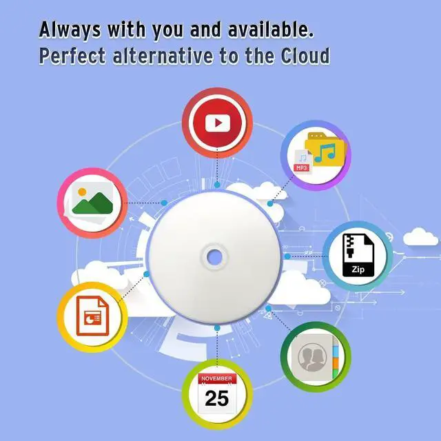 Alt view image 5 of 5 - Vinpower Digital DVD-R 4.7GB 16x White Inkjet Printable Hub Recordable Media - 100 Disc Cake Box Spindle