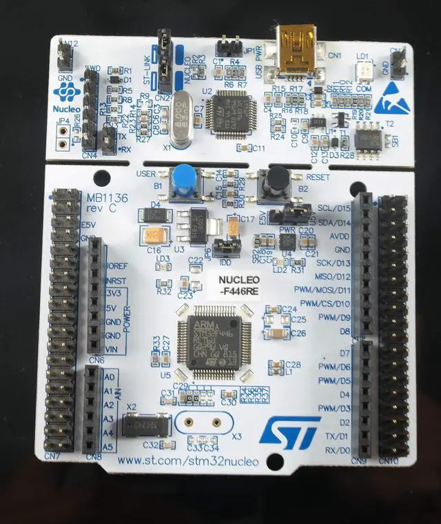 Alt view image 4 of 5 - STM32 Nucleo Development Board with STM32F446RE MCU NUCLEO-F446RE