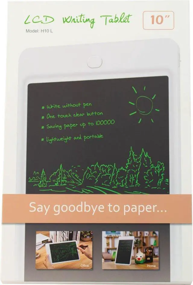 Alt view image 3 of 5 - 10 Inch Screen Black Writing Tablets (Writing Pad, Electronic Chalk Board, Magic Slate, Ewriter, E Notepad, Doodle Board) and Sizes