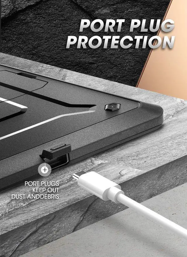 Alt view image 4 of 5 - SUPCASE for Samsung Galaxy Tab S6 Lite Case 2024/2022/2020 (Unicorn Beetle Pro), [Built-in Screen Protector & S Pen Holder & Kickstand] Rugged Protective Case for Galaxy Tab S6 Lite 10.4 Inch, Black