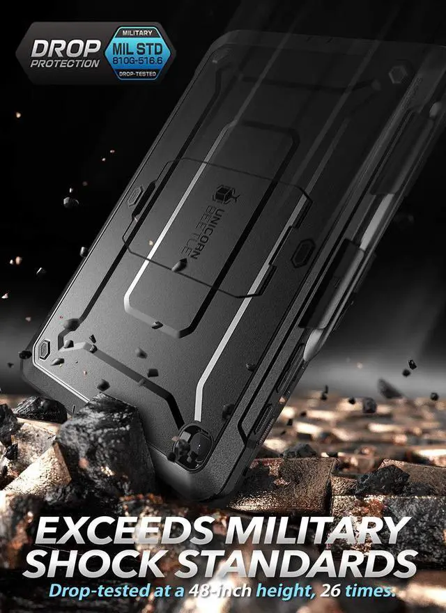 Alt view image 5 of 5 - SUPCASE for Samsung Galaxy Tab S6 Lite Case 2024/2022/2020 (Unicorn Beetle Pro), [Built-in Screen Protector & S Pen Holder & Kickstand] Rugged Protective Case for Galaxy Tab S6 Lite 10.4 Inch, Black