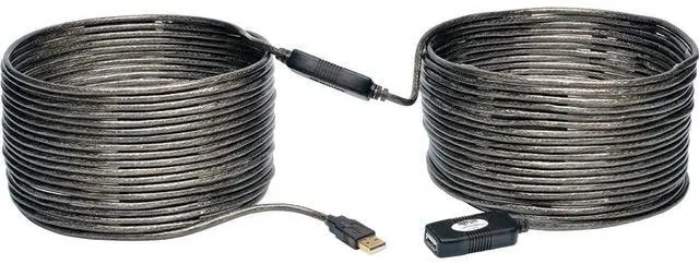 Main image of Tripp Lite USB 2.0 Hi-Speed Active Extension Repeater Cable (A M/F) 20 Meter (65-ft.) (U026-20M)