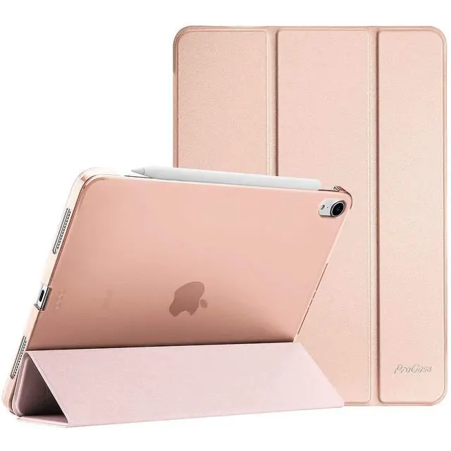 Alt view image 2 of 5 - ProCase iPad Air 4 Case 10.9 Inch 2020 iPad Air 4th Generation Case A2316 A2324 A2325 A2072 Bundle with Pencil Holder Sticker for Apple Pencil 1st and 2nd Gen, Elastic Stylus Pocket Pouch Pen Sleeve