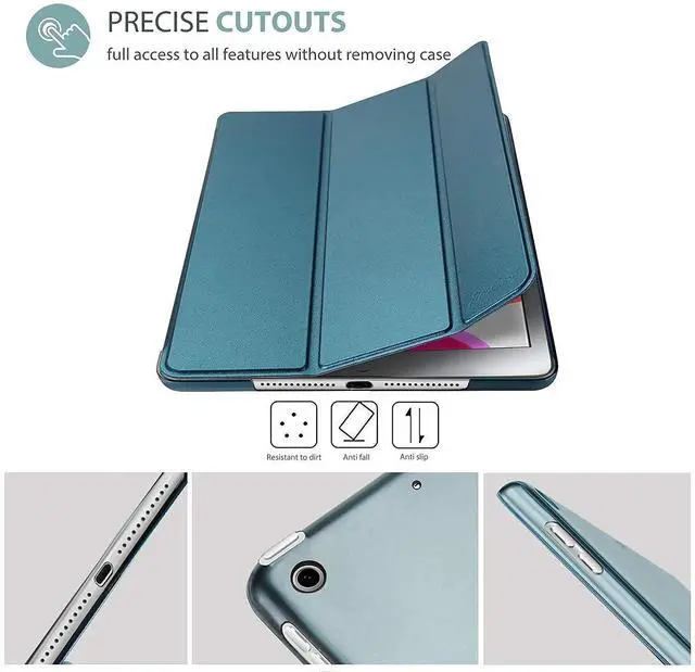 Alt view image 2 of 5 - ProCase iPad 10.2 Case 2019 iPad 7th Generation Slim Stand Hard Case Bundle with Pencil Holder Sticker for Apple Pencil 1st and 2nd Gen
