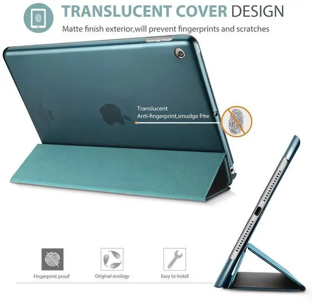 Alt view image 4 of 5 - ProCase iPad 10.2 Case 2019 iPad 7th Generation Slim Stand Hard Case Bundle with Pencil Holder Sticker for Apple Pencil 1st and 2nd Gen