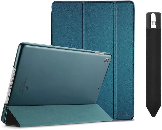 Main image of ProCase iPad 10.2 Case 2019 iPad 7th Generation Slim Stand Hard Case Bundle with Pencil Holder Sticker for Apple Pencil 1st and 2nd Gen