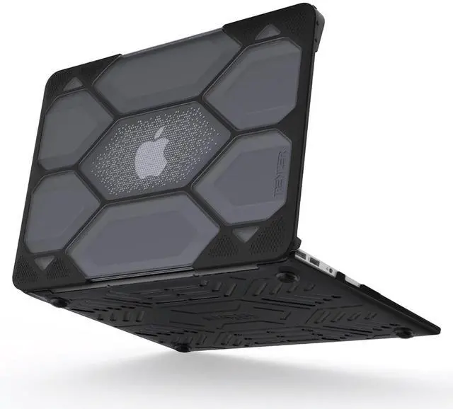 Main image of IBENZER Compatible with MacBook Air 11 Inch Case A1370 A1465, Heavy Duty Protective Hard Shell Case Cover for Apple Laptop Mac Air 11, Black, HA11CYBK
