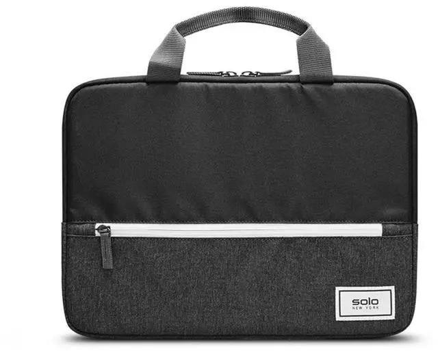 Main image of Solo New York Re:View Laptop/Tablet Sleeve, Made from Recycled Materials, Back in Black