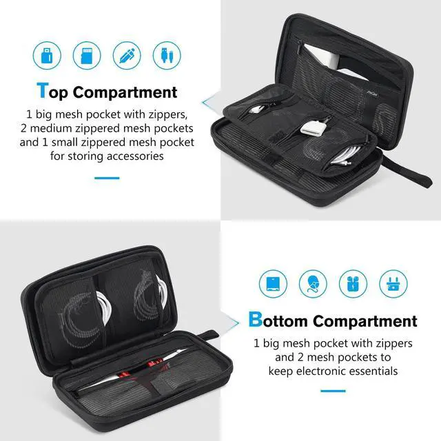 Alt view image 4 of 5 - ProCase Electronic Organizer Bundle with Carrying Case for Sticker Printer
