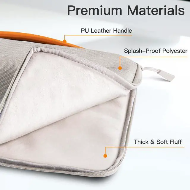 Alt view image 4 of 5 - JETech Laptop Sleeve for 15-Inch MacBook Air (M2-M4, 2023-2025), MacBook Pro 15/16-Inch (M1-M4,2019-2024), Bag Case with Portable Handle and Pocket