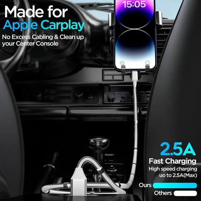 Alt view image 2 of 5 - Magnetic Charging Cable,(6FT) Super Organized Charging Magnetic Absorption Nano Data Cable for Phone 14 pro max/13/12/11/XS/XS Max/XR/X/8/8 Plus/7/7 Plus/6s/6s Plus/6/6 Plus/SE/5s/5c/5/Pad/Pod-2 Pack