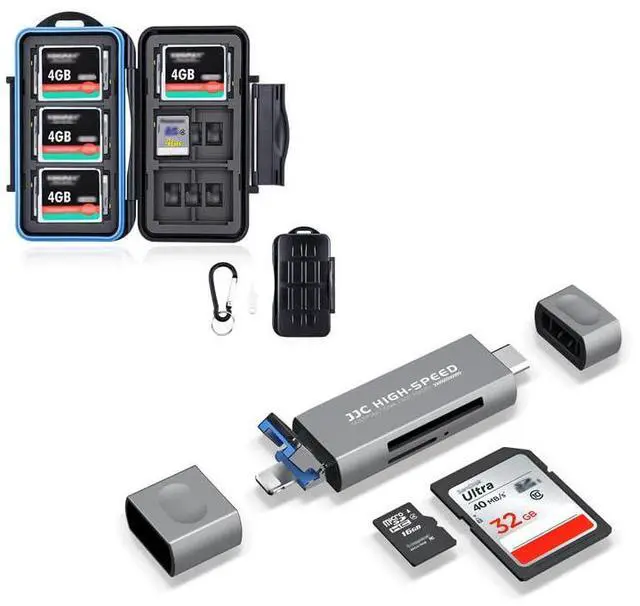 Main image of 3IN1 SD Card Reader for iPhone iPad MacBook+36 Slots Memory Card Case